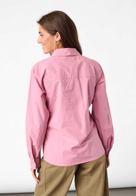 Sisters Point Blouse met knoopdetail roze
