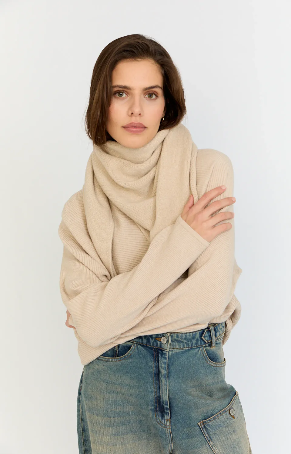 Moscow Shawl ecru