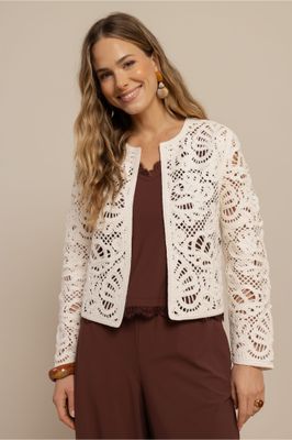 Studio Anneloes Annyka crochet cardigan Ecru 13991