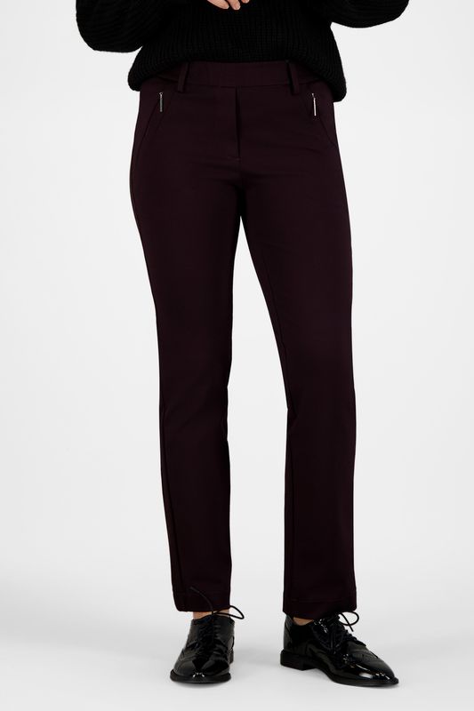 Gardeur slim fit broek rood