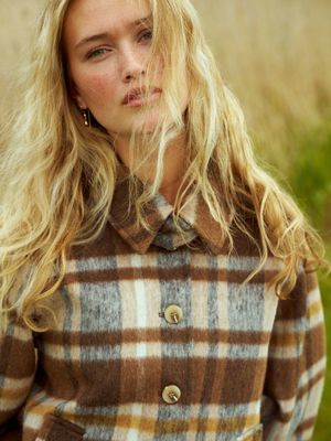 Neo Noir Quinn Check Jacket ruit