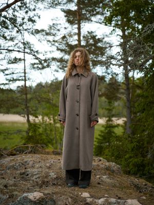 Neo Noir Keaton  Coat Taupe