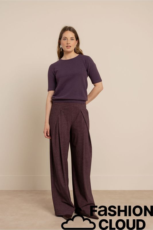 Studio Anneloes Felica pullover aubergine