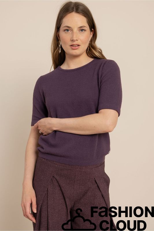 Studio Anneloes Felica pullover aubergine