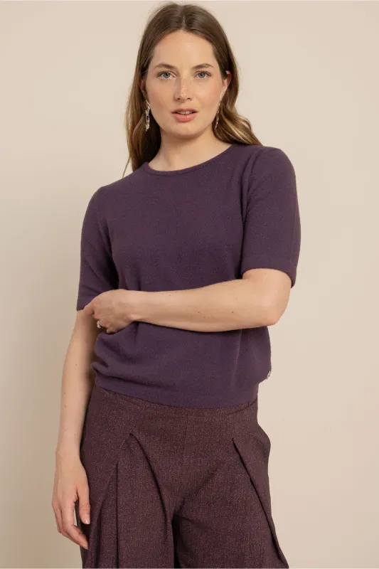 Studio Anneloes Felica shirt aubergine