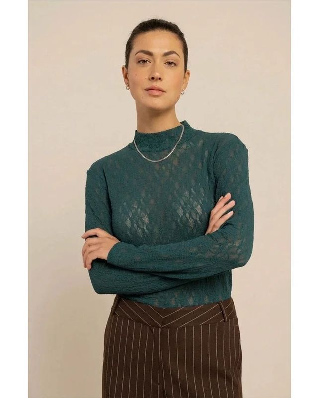 Studio Anneloes Reagan lace col top