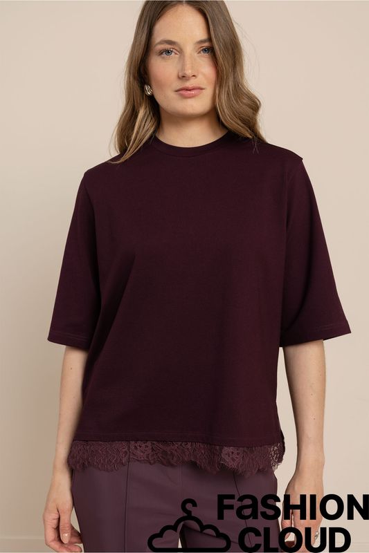 Studio Anneloes Fiore lace tee