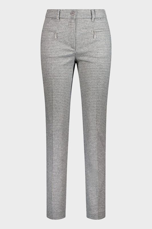 Gardeur slim broek grijs