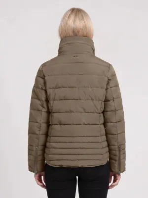 Covered GRS Ria winterjas taupe