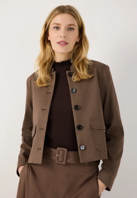 More &amp; More korte blazer bruin