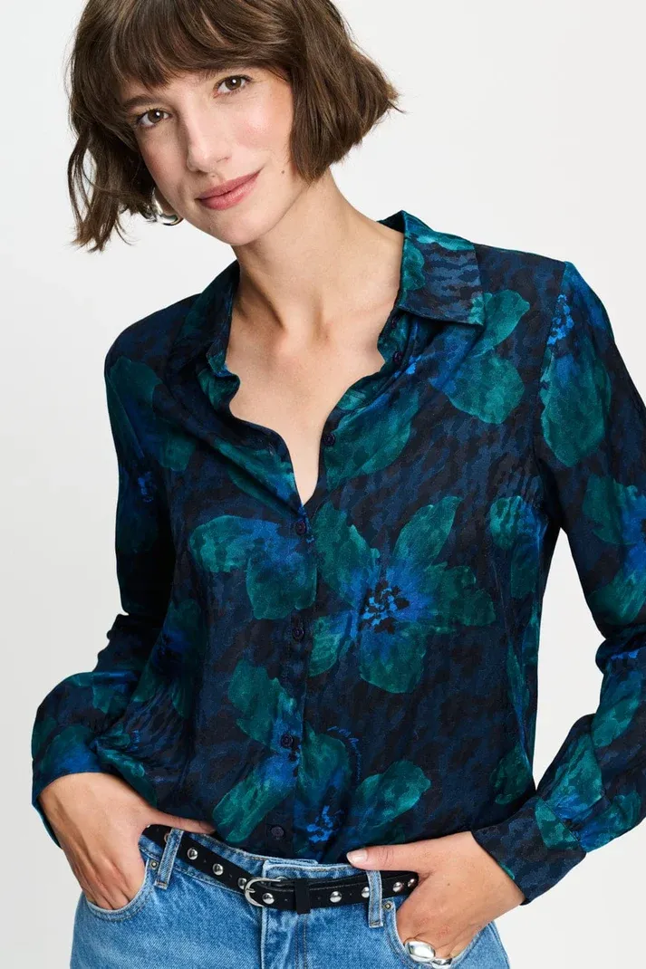 Pom Amsterdam blouse groen