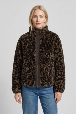Covered Ladies KNITTED jacket Bruin