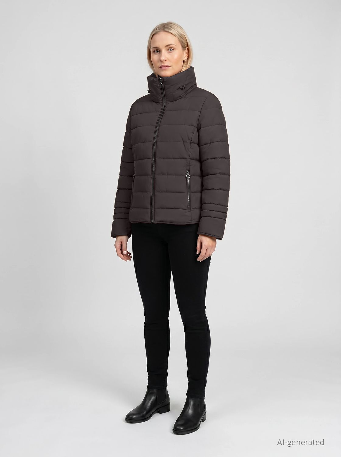 Covered Ladies WOVEN jacket Bruin