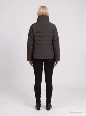 Covered Ladies WOVEN jacket Bruin