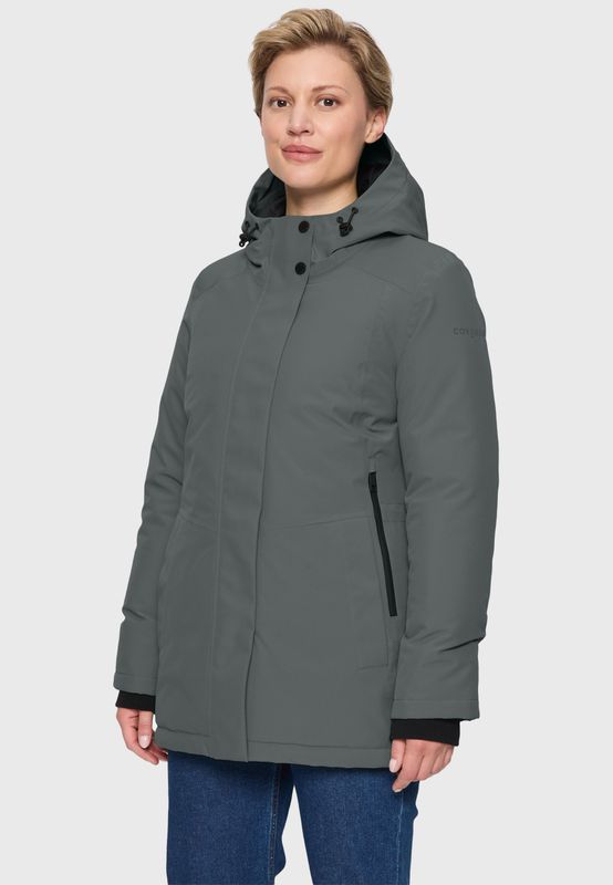 Covered Ladies WOVEN jacket Groen