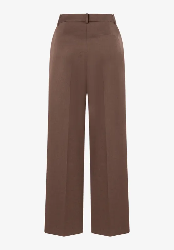 More &amp; More wide leg broek bruin
