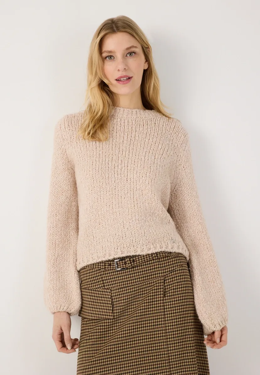 More &amp; More Trui met wijde mouwen Beige
