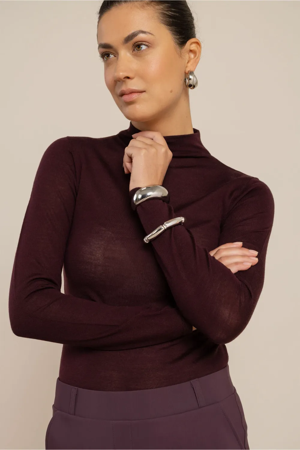 Studio Anneloes Reggie col pullover Paars