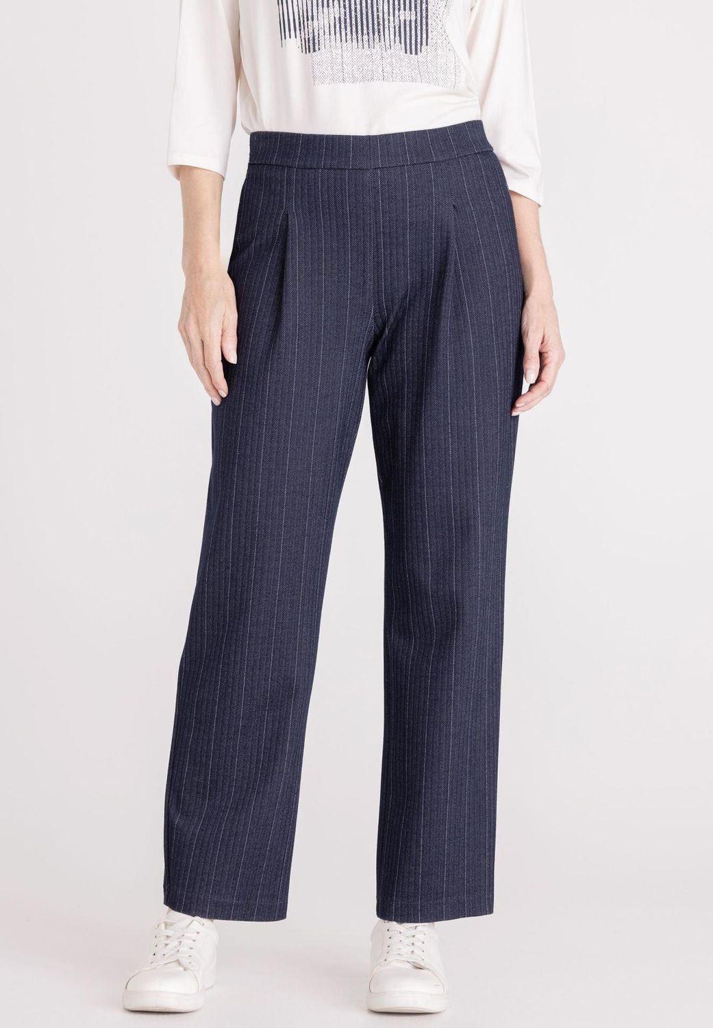 Frank Walder Pantalon Blauw