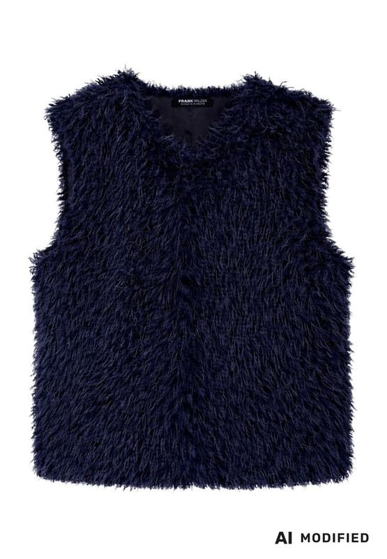 Frank Walder Fellweste Vest Blauw