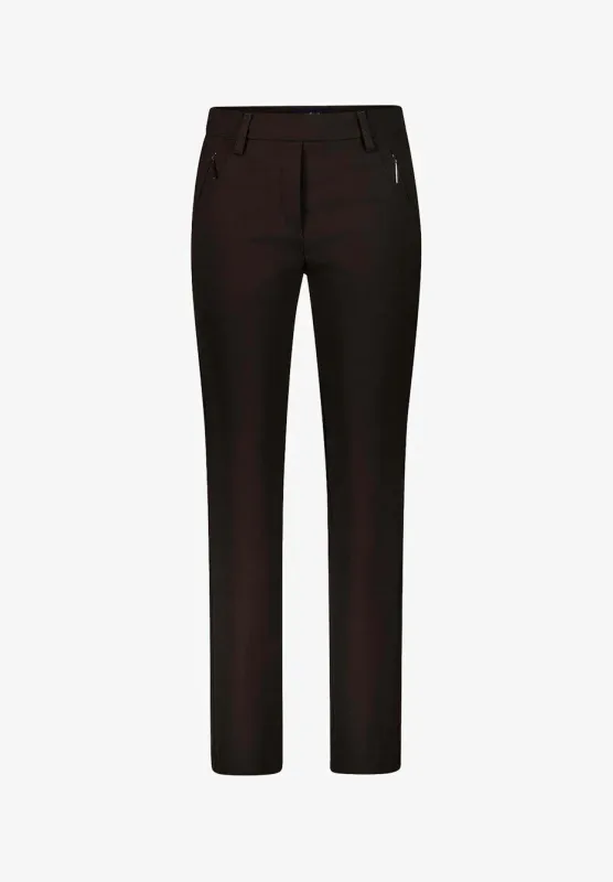 Gardeur slim fit broek bruin