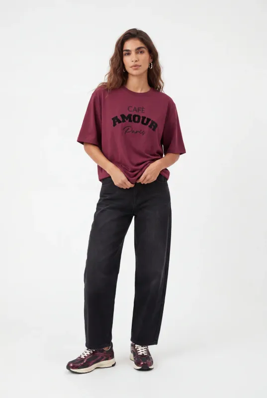 Florez Floor Barrel Jeans Zwart