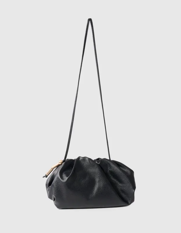 Shoeby Vegan Leren Clutch Zwart Zwart