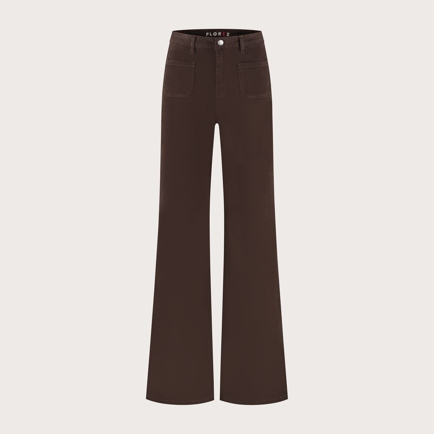 Florez Ana Flared Pocket Bruin