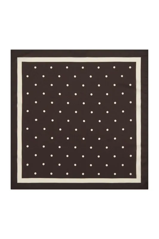 Neo Noir Judy Dot Scarf Bruin Neo Noir Judy Dot Scarf Bruin