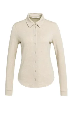 YAYA Jersey blouse beige