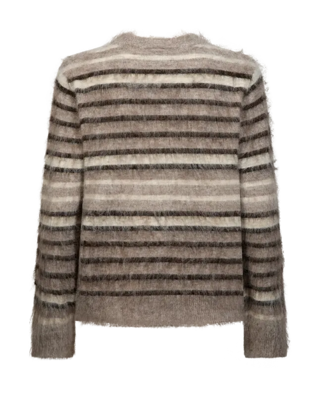 Freequent FQLIPPI Pluizige trui Bruin/Beige