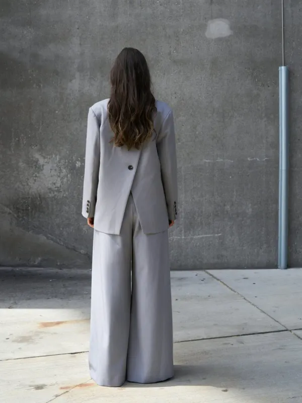 Neo Noir Aarielle Oversized Blazer Grijs