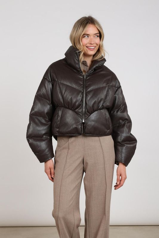 Nukus Angelina Winterjas Bruin