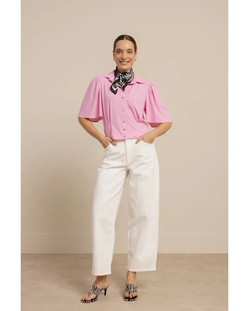 Studio Anneloes Babet denim trouser Ecru