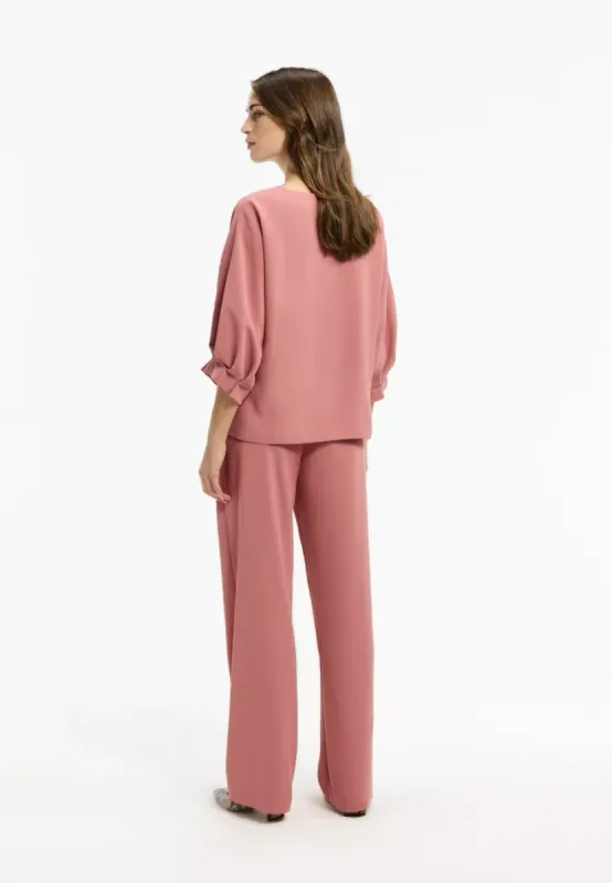 Xandres Phocas High waist Pantalon Roze