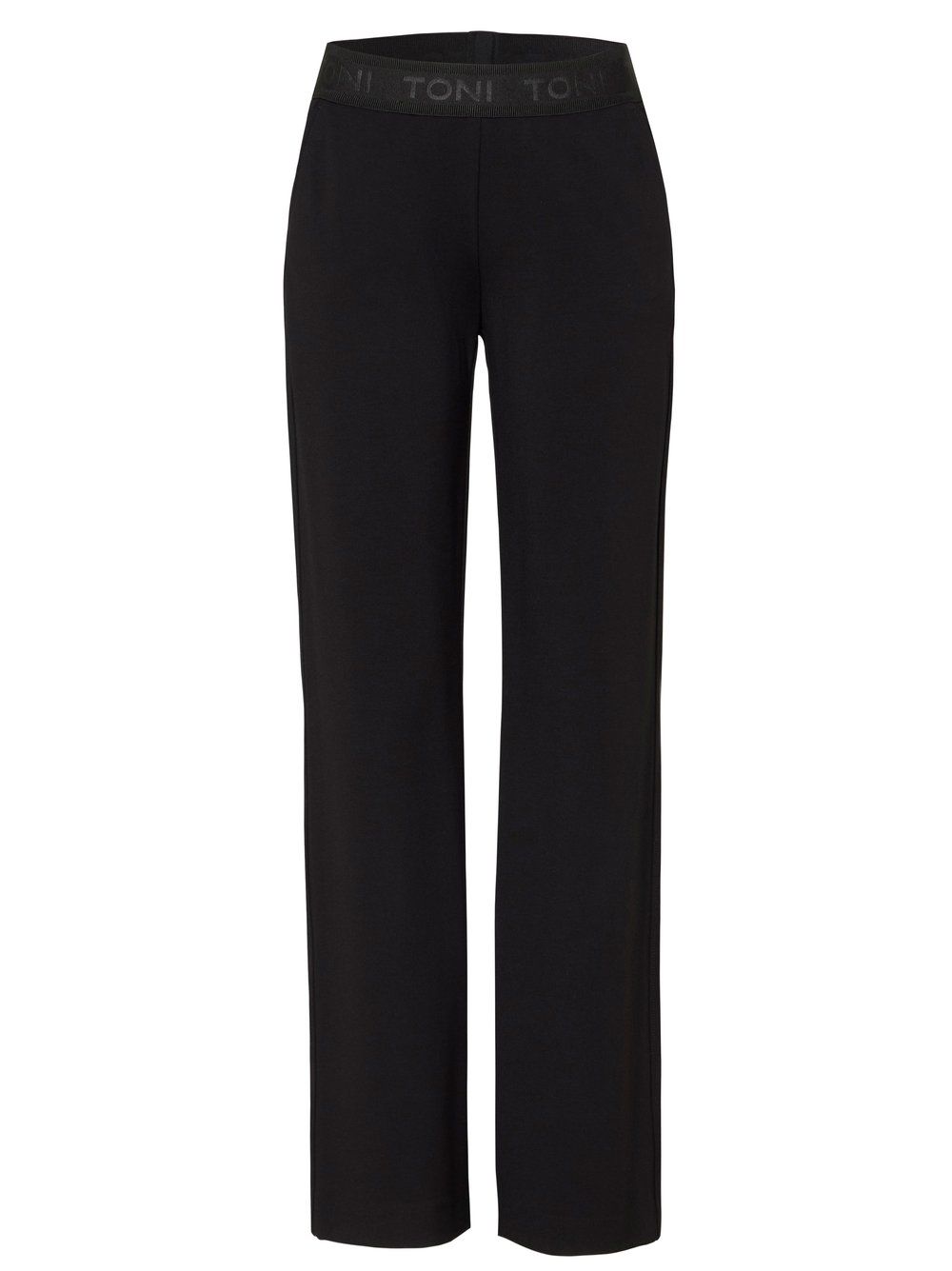 Toni Jenny Wide Leg Broek Zwart