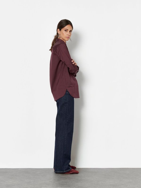 Toni Liv Wide Broek Blauw