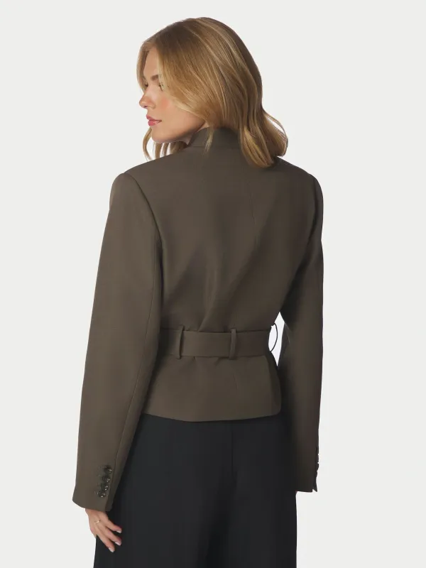Neo Noir Kailyn Structure Blazer Bruin
