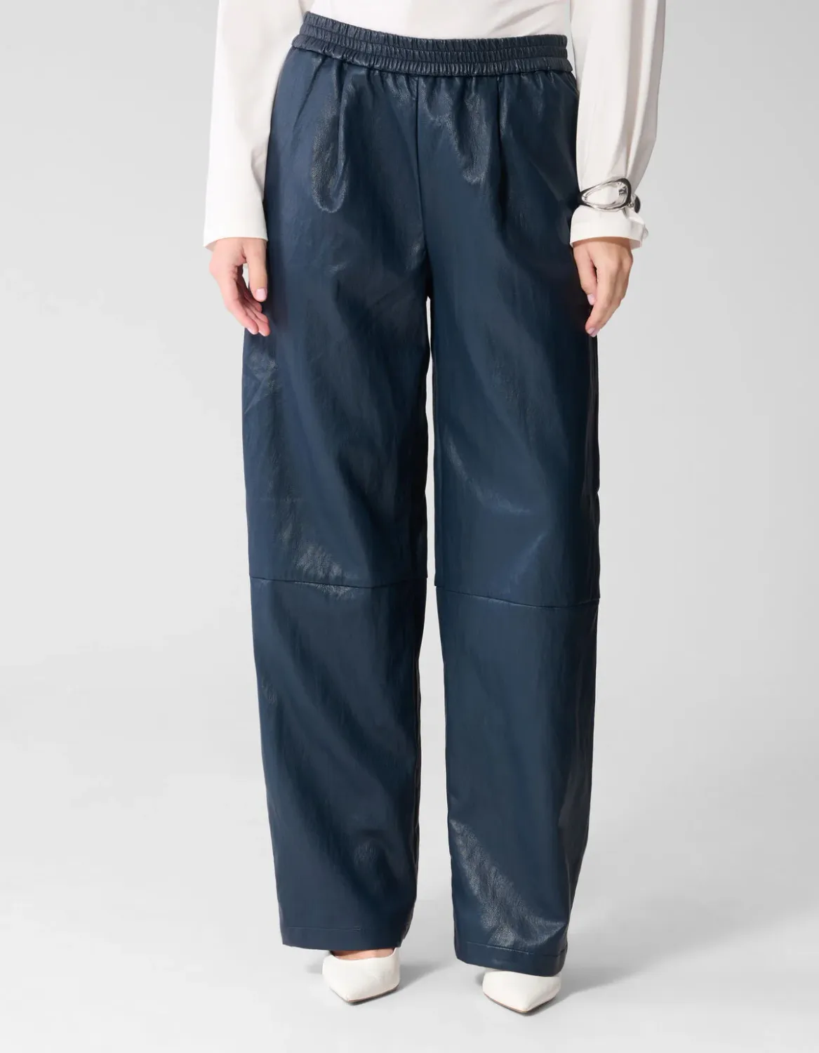 Shoeby NAVY PANTS Blauw