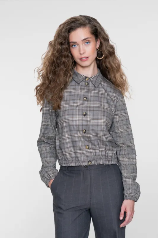 Geisha blouse Bruin