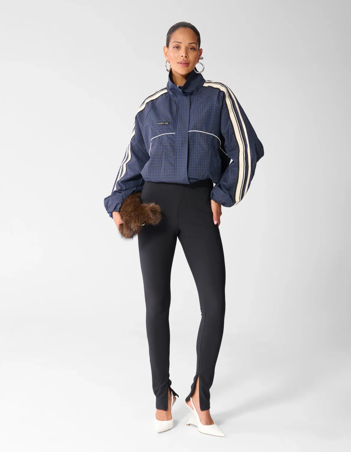 Shoeby Oversized Sporty Ruiten Jack Donkerblauw