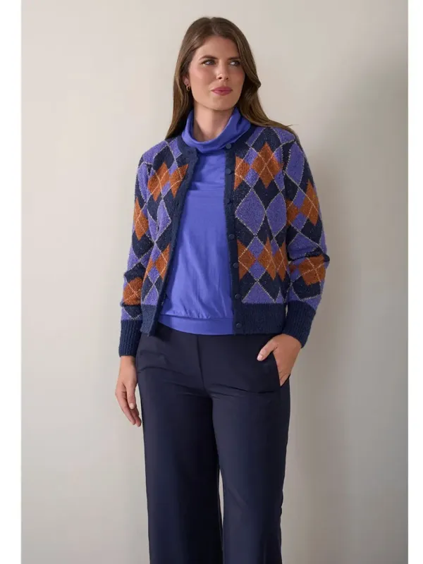 Roberto Sarto Vest boucle argyle