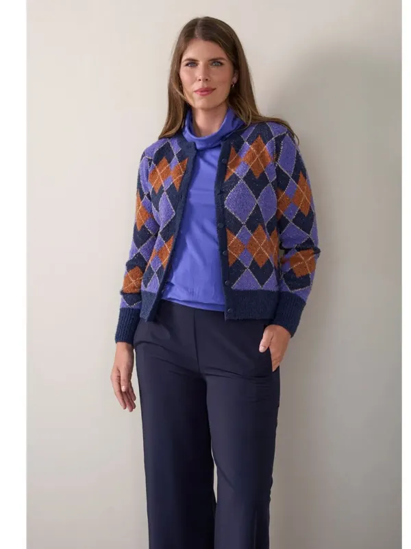 Roberto Sarto Vest boucle argyle