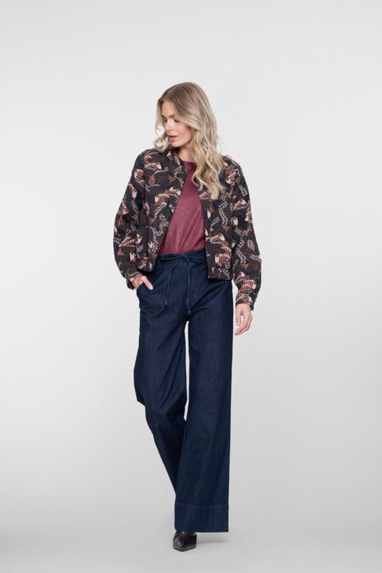Geisha Jeans wide Blauw