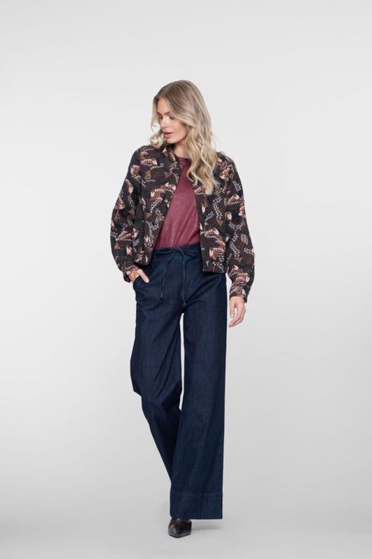 Geisha Jeans wide Blauw