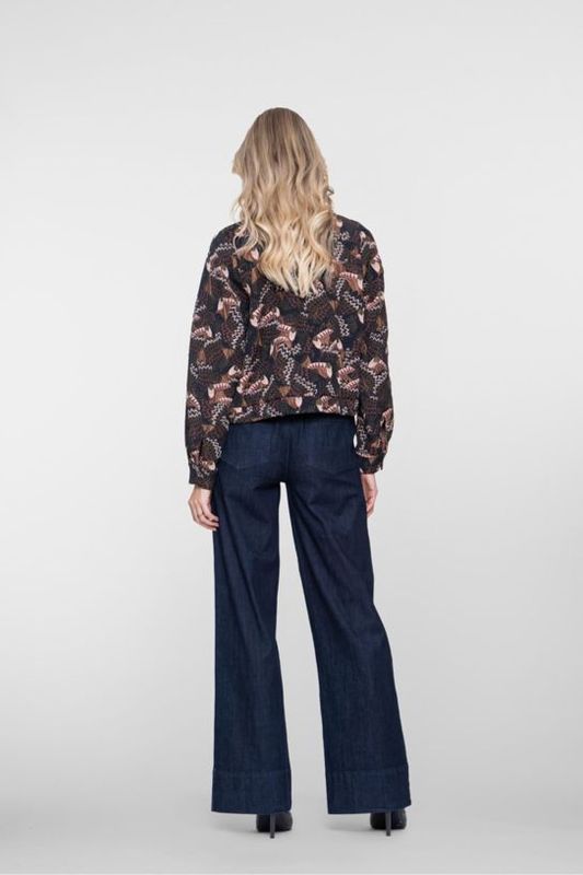 Geisha Jeans wide Blauw