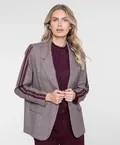Geisha Blazer check Rood
