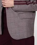 Geisha Blazer check Rood