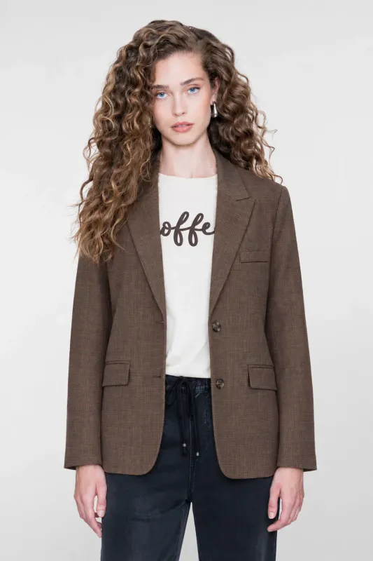 Geisha Blazer check Bruin