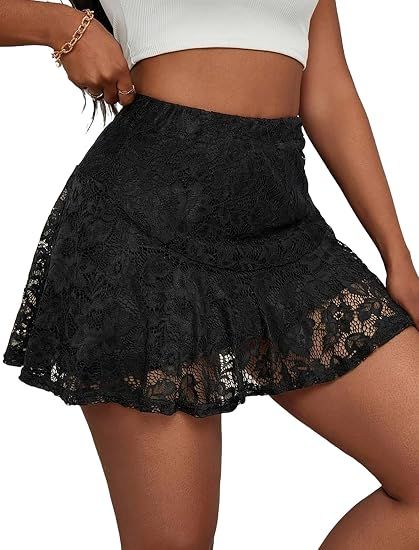 My Jewellery Lace Skirt Zwart MJ13592